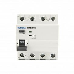 Устройство защитного отключения HRC63S 4PG4S0000C 00032F 4 полюса, 32A, 30mA (STANDARD), тип A